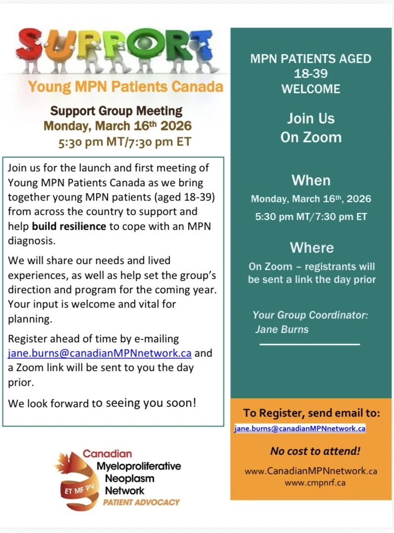 Young MPN Patients Canada